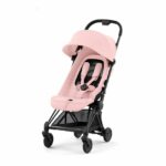 Carucior plimbare Coya Matt Black - roz CYBEX