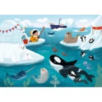 Puzzle 4 in 1 2X20+2X60 Seaworld Clementoni - imagine 2