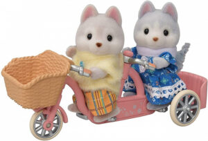 Set de joaca Tandem Cycling Set -Husky Sister  and  Brother Sylvanian Families — изображение 2