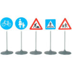 Semne de circulatie "pieton", 5 buc KLEIN