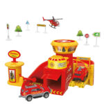 Set portabil Statie de pompieri,rosu 32 piese Funky Toys — изображение 2