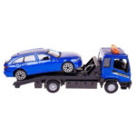 Set de joaca Evacuator cu model auto AUDI A6 AVANT Bburago (1:43) - imagine 3