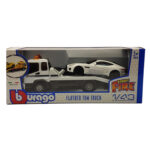 Set de joaca Evacuator cu model auto JAGUAR F-TYPE R DYNAMIC (V6) Bburago (1:43) - imagine 5