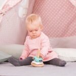 Jucarie educationala Piramida tactila - imagine 3