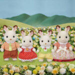 Familia Iepurilor cu urechi cafenii Sylvanian Families - imagine 3