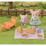 Set de joaca Sunny Picnic Set -Fennec Fox Sister  and  Baby Sylvanian Families - imagine 5