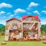 Casuta mare cu lumina 2 etaje Gift Set Sylvanian Families - imagine 6