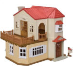 Casuta mare cu lumina 2 etaje Gift Set Sylvanian Families - imagine 2