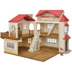 Casuta mare cu lumina 2 etaje Gift Set Sylvanian Families - imagine 3