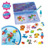 Set creatie Margele -AQB Deluxe Creation Box 1400 buc. AQUABEADS - imagine 2