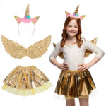Set Unicorn Zana (tiara, aripi si fusta) BOLAND