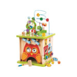 Cub Montessori din lemn Aventuri in Safari