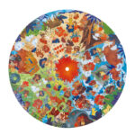 Puzzle rotund Epoca de Piatra 100 elem.