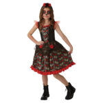 Costum Red Rose mar. 9-10 ani RUBIES - imagine 2