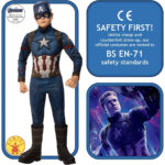 Costum Deluxe Captain America S RUBIES - imagine 2