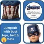 Costum Deluxe Captain America S RUBIES - imagine 3