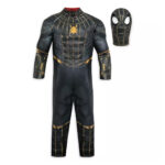 Costum Spider-Man No Way Home – Spider-man negru/auriu S RUBIES - imagine 3