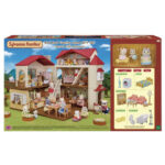 Casuta mare cu lumina 2 etaje Gift Set Sylvanian Families