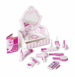 Set de joc din lemn - Beauty Salon (+18 accesori) Melissa and Doug