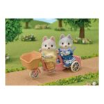 Set de joaca Tandem Cycling Set -Husky Sister  and  Brother Sylvanian Families — изображение 4