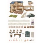 Casuta mare Large House with Carport Gift Set Sylvanian Families - imagine 3