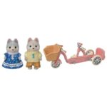 Set de joaca Tandem Cycling Set -Husky Sister  and  Brother Sylvanian Families — изображение 3