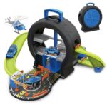 Set portabil intr-o roata Sectie de politie, albastru Funky Toys — изображение 2