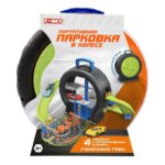 Set portabil intr-o roata Pista de curse, verde Funky Toys