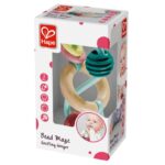 Zornaitoare din lemn cu jucarie pu dentite Labirintul cu margele