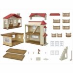 Casuta mare cu lumina 2 etaje Secret Attic Sylvanian Families - imagine 4