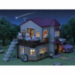 Casuta mare cu lumina 2 etaje Secret Attic Sylvanian Families - imagine 6