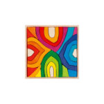 Jucarie lemn Caramizi de constructie - Patru anotimpuri GOKI