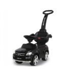 Tolocar Mercedes (sunet/lumina) negru cu maner JAMARA