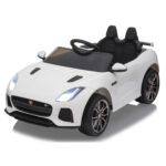 Masina electrica alba Jaguar F-Type SVR JAMARA