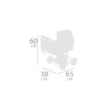 Carucior p/u papusa FUNNY cu geanta -65 cm Gala DeCuevas - imagine 5