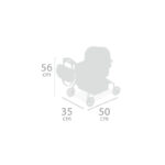 Carucior p/u papusa GALA cu geanta -56 cm GALA DeCuevas - imagine 4