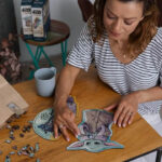 Puzzle - "160 Wooden Shaped Puzzles" - Grogu / Star Wars Trefl — изображение 3