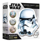 Puzzle - "160 Wooden Shaped Puzzles" - Stormtrooper`s helmet Trefl