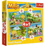 Puzzle - "4in1 (12, 15, 20, 24)" - Maya the Bee adventures Trefl