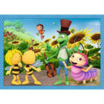 Puzzle - "4in1 (12, 15, 20, 24)" - Maya the Bee adventures Trefl — изображение 5