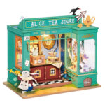 Puzzle 3D din lemn Alice`s Tea Store ROBOTIME