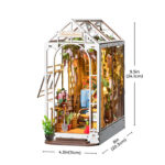 Puzzle 3D din lemn Garden House ROBOTIME - imagine 5