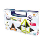 Set de constructie magnetic TECHNICOLOR 50 piese Supermag