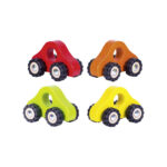 Vehicule din lemn in assort (4 culori) GOKI - imagine 2