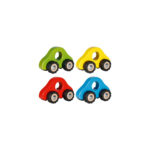 Vehicule din lemn in assort (4 culori) GOKI