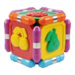 Set de constructie magnetic Sa invatam fructe Kliky - imagine 4