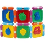 Set de constructie magnetic Sa invatam fructe Kliky - imagine 5