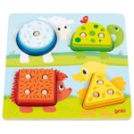 Joc de sortare din lemn - Animale GOKI