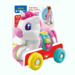 Jucarie Unicorn pe roti CLEMENTONI