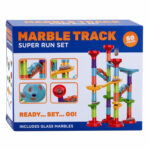Joc Pista Marble Track mica cu bile in asortiment, 45/50 piese JOHNTOY - imagine 5